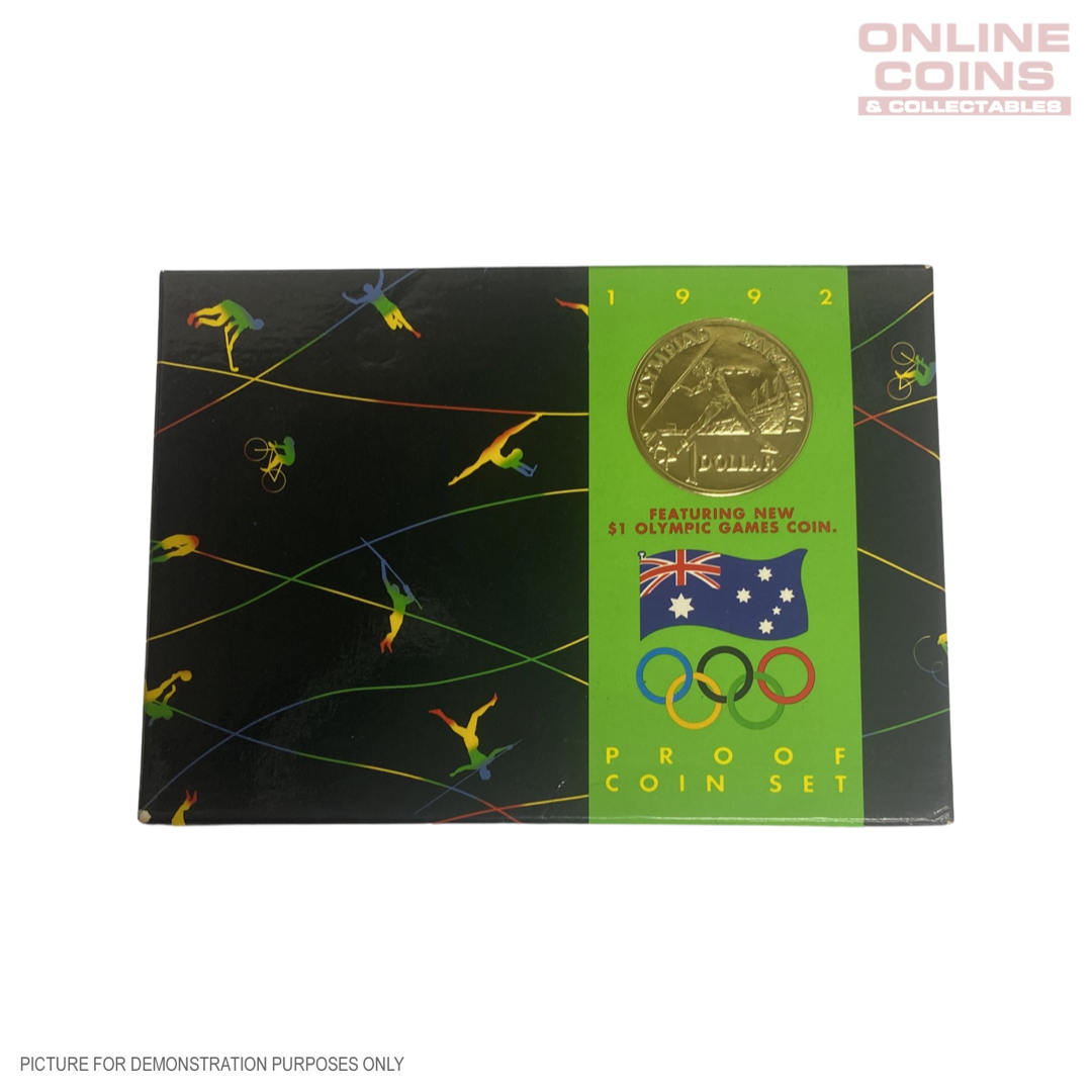 1992 Royal Australian Mint Six Coin PROOF Year Set - Barcelona Olympic Games